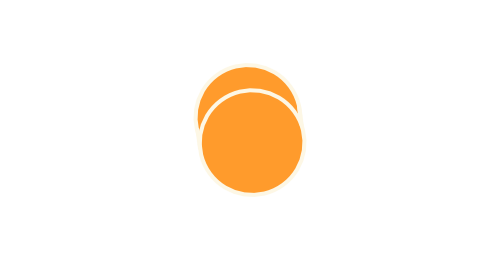 icône point orange